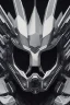 Placeholder: black tron legacy mask, close-up, macro lens, centered camera, intricate details, small minutiae, tiny features, particulars, colorful, 8k, least ambient occlusion, volumetric lighting,