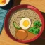 Placeholder: ramen with beer drink