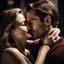 Placeholder: man and woman romancing
