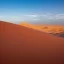 Placeholder: désert du Sahara, coucher de soleil, dune de sable, montagne, rochers