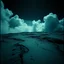 Placeholder: Photograph, a surface, night, nothingness, spooky, close-up, in Yves Tanguy style, clouds, nightmare, highly hypermaximalist, details of the terrain very accentuated, 8k, deep 3d field, sharp, eerily mysterious, artistic photo, large format film, shot on Hasselblad, 33mm photography, mysterious, dark, rotten, macabre, streams