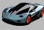 Placeholder: Car Supercar Vector 3d rendering Vector collage