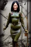 Placeholder: Military girls, hot. Troops. Steam-punk style blank face and head with integrated old-fashioned cameras and phone. Army green surfaces body, latex. Perfect body, thick thighs and calves. Asa Akira body. Wide hip, skirt bleats nicely. Partly symmetrical. Straitjacket. Rusty and decayed background. Steam-plunge air-bottles. Euclidean 3D-tiling walls. 5th dimensional surface structures. Oppressive atmosphere