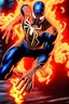 Placeholder: Spiderman from Marvel as a demonic hell spawn with fire on body fighting with Superman from Dc as a demonic hell spawn with fire on body, hell background, Full body display, max level ultra realistic, ray tracing reflections, legendary, energy, HD, photorealistic, HDR, epic composition, Unreal Engine, Cinematic, Color Grading, Ultra-Wide Angle, hyper-detailed, beautifully color-coded, insane details, hyper realistic, intricate details, beautifully color graded, Unreal Engine, Cinematic, Color Gr