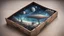 Placeholder: a box 10 cm long by 5 cm wide and 25 cm high, drawn on a box on all sides, space, aliens, tress and more beautiful, very realistic