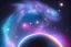 Placeholder: cosmos, ufo blue metalic, sky blue pink,stars