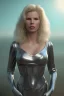 Placeholder: Ultra Realistic retro sci-fi scene, portrait, blonde woman, sweet young Kim Basinger face, perfect iris, glow eyes, makeup. Saturn background, Retro sci-fi style, helmet, tight latex coat, fog, rain, soft color, highly detailed, unreal engine 5, ray tracing, RTX, lumen lighting, ultra detail, volumetric lighting, 3d, finely drawn, high definition, high resolution.