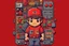 Placeholder: 8 bit pixels gamer nintendo