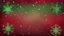 Placeholder: Red Maroon And Green Grunge Gradient Christmas With Little Snowflakes Falling Background.