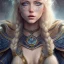 Placeholder: ice queen blue eyes long blond hair in elden ring realistic