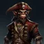 Placeholder: Pirate Human-Monkeyman DnD Digital Art