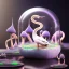 Placeholder: swan stretching yoga master in a glass shield mushroom, power surge , maze background , levitated lab equipment, 4k, Highly Detailed, Masterpiece, perfect eyes, Digital Illustration, Cinematic Lighting, Realistic, Sharp Focus, Centered, Beautifully Lit, Bioluminescent by Stanley Artgerm Lau