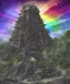 Placeholder: Seraphic angelic holy tower pagoda mothership starship photorealistic colorful rainbow sky massive tree canopy light beams birds flying futuristic rusty destroyed mechanical astral one ghosts poltergeist haunt mechwarrior transformer ninja samurai sword gundam alien abandoned wreckage in old battlefield blast crater on the lunar surface ancient pyramid temple urban ruins trees plants vines ferns palms