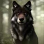 Placeholder: in Forest award winning portrait of a maleunreal 5, octane render, cinema4d, dynamic lighting, dramatic lighting, 4k, redshift render, highly detailed, hyper realistic,anthropomorphic black wolf long