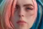 Placeholder: Billie Eilish, clip, photorealistic, 8k