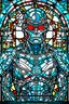 Placeholder: DC Cyborg stained glass,