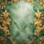 Placeholder: Hyper Realistic golden & green marble & damask texture with rustic background & vignette effect