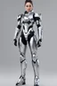 Placeholder: Excellent photo,mechines,realistic photo digital woman,full body,abstracs armored silver chromecast shine.style: details digitalphoto