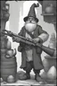 Placeholder: fantasy gnome gun merchant