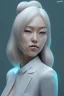 Placeholder: isometric clean art of super japanese woman hitomi tanaka, soft lighting, soft pastel gradients, high definition, 3d icon clay render, blender 3d