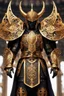 Placeholder: Full body photography,front_view,Dark Lord Satanic looking at viewer,traditional dress ornaments mechanical_armor,intricate armor, delicate golden filigree, intricate filigree, black metalic parts, detailed part,fire eruption mountain background, dynamic lighting