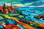 Placeholder: abstract landscape of iona in the style of the Scottish colourists