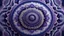 Placeholder: Hyper Realistic Photographic-View of a Half-Cut-Navy-Blue-&-Purple Mandala at Right Side.