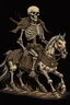 Placeholder: skeleton rider medival