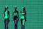 Placeholder: Dark green to cyan metal surfaces body, latex. partly coverage metallic. Slim bodies and big butts, man and hot Russian military girls marching. Old-fashioned telephones&cameras integrated to heads. Matrix leather Cyber-punk. Dystopia perfect body. Red&blue 3D-tiling. Dystopia. Partly symmetrical in relation to machines. Perfect golden ratio in vertical and horizontal directions. Bending time-space-continuum. Balls in 5th dimension Tessellation in 4-dimension long frog fingers