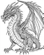 Placeholder: real massive dragonr coloring page