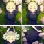 Placeholder: anime girl sleeping in a field of flowers, under a weeping willow tree, with a btterfly on her nose, zoom out, making the image smaller