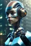 Placeholder: portrait,beautiful african robot, post-apocalyptic in a cyberpunk city, realistic, intriacte detail, sci-fi fantasy style, volumetric lighting, particales,highly detailed,cinamatic, deep colours,8k