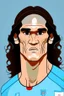 Placeholder: Edinson Cavani Footballer cartoon 2d