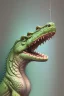 Placeholder: Crocotta, intricate, elegant, highly detailed, vision of holy perfection!! smile, digital painting, smooth, sharp focus, illustration, art by banksy