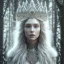 Placeholder: portrait of large wolf and gorgeous, stunning, ice queen goddess, intricate crystal ice crown, 8k resolution, high-quality, fine-detail, ornate, digital art, detailed matte, volumetric lighting, brian froud, howard lyon, selina french, annie stokes, lisa parker, greg rutowski,