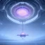 Placeholder: interior starship mother ship, ice kingdom digital painting,a crystal - clear ice, majestic, ice fractal, Fantasy, Illustration,Character Design, magician, pink color,