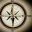 Placeholder: Compass on top of an old ocean map