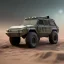 Placeholder: Gi joe driving White lunar armored rover with claw