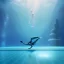 Placeholder: yoga diver diving into pool of ice, glass tower background, Menzoberranzan,4k, Highly Detailed, perfect eyes, Digital Illustration, Cinematic Lighting, Realistic, Sharp Focus, Centered, Beautifully Lit, Bioluminescent by Stanley Artgerm Lau