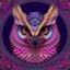 Placeholder: A portrait of a magical creature, mythical, fantasy , magnificent, majestic, highly intricate, Realistic photography, incredibly detailed, ultra high resolution, 8k, complex 3d render, cinema 4d, owl/fox, creature hybrid, high resolution photo, trending on artstation, psychedelic, blacklight colors, mandala