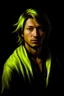 Placeholder: Portrait of Tidus, from Finale Fantasy X; Caravaggio style