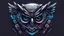 Placeholder: owl cyberpunk logo