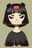 Placeholder: angry in the style of yoshimoto nara, kawaii art,