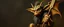 Placeholder: master oil painting by Rembrandt, spiked trike man, gremlin brown