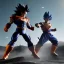 Placeholder: Goku vs vegeta as a real person