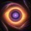 Placeholder: a mirrored black hole in the null void of space with lasers of all colors bouncing off it, a fibonacci spiral galaxy portal to another universe, ultra detailed, neon uplight, octane rendered, 12k,