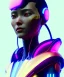 Placeholder: Medium Close Up Portrait, Front image. cyberpunk Asian woman, rabbit mask, pink short hair. latex suit. Red, black, gold, color. Ghost in the shell style. Gradient background. Avatar image, highly detailed, concept art, smooth, unreal engine 5, god rays, ray tracing, RTX, lumen lighting, ultra detail, volumetric lighting, 3d, finely drawn, high definition, high resolution.