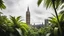 Placeholder: City of London, Big Ben, Tower Bridge, Shard, Gherkin, etc. overgrown with a jungle of banana trees, award winning photograph