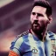 Placeholder: argentina world cup champion,lionel messi highly detailed, wings, soft studio lighting, background 64k