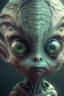 Placeholder: Alien child,highly detailed, artstation, sharp focus